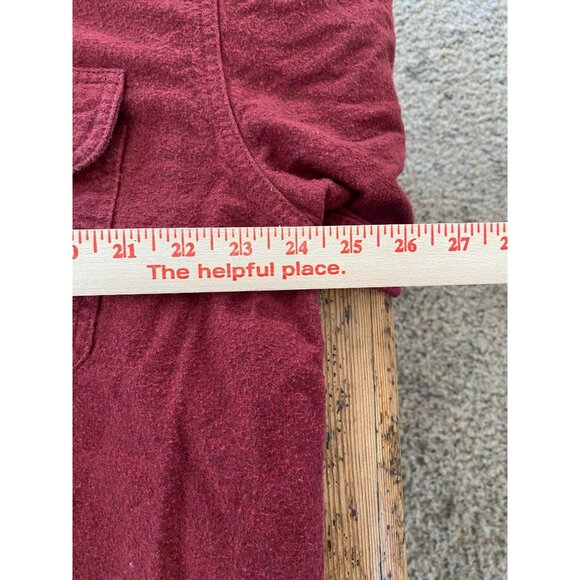 Field & Stream Mens Vintage Button-Up Flannel Shirt Red Long Sleeve - Picture 5 of 6